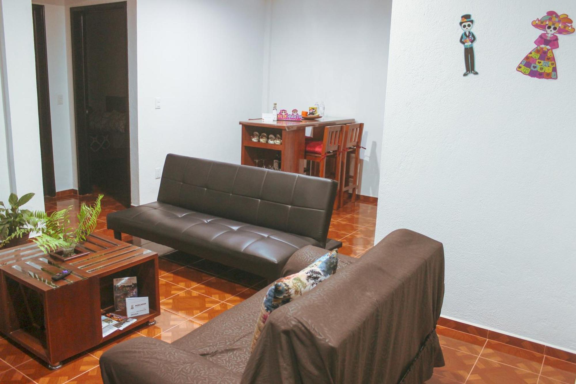 Departamentos "Garcia Lopez" Es Amplio Muy Acogedor 2 Dormitorios Y Cerca Del Auditorio Guelaguetza Oaxaca Bagian luar foto